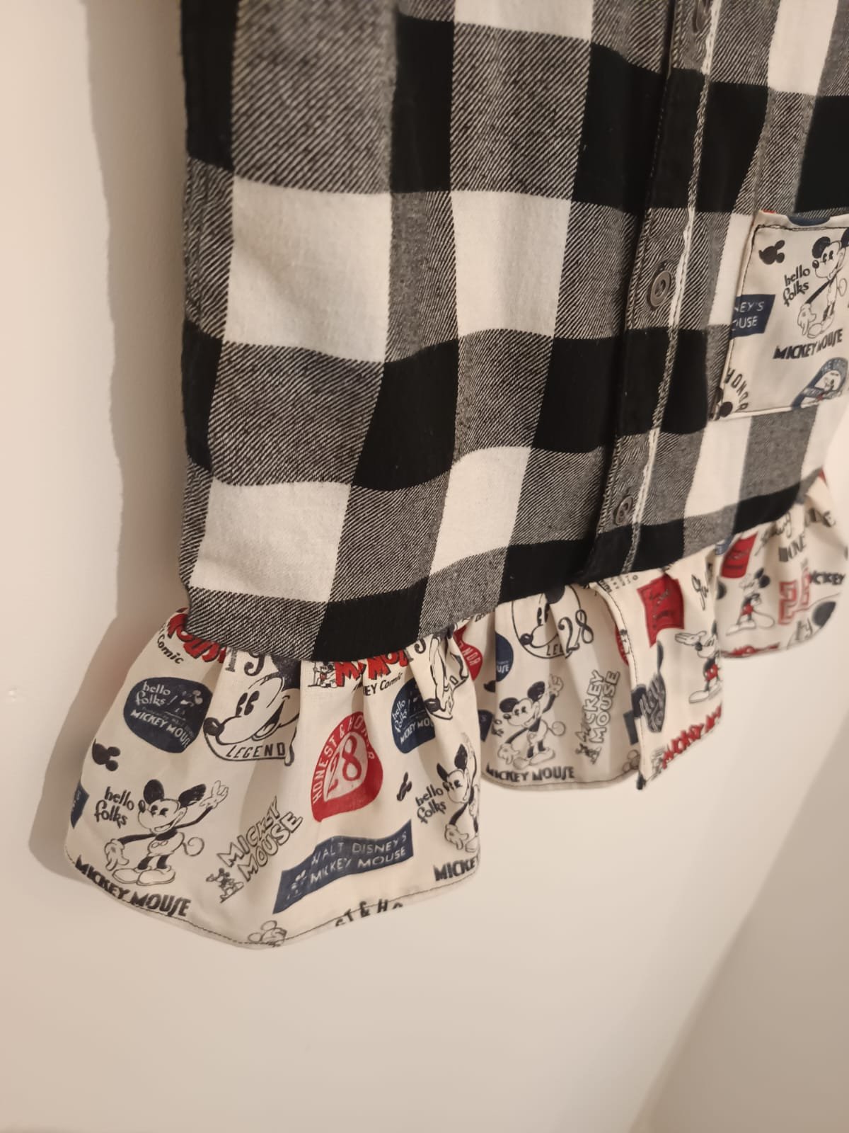Chemise Fille Upcycling vue 2